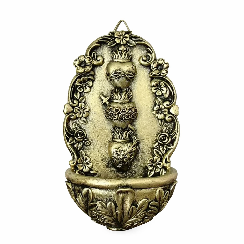 Bénitier Chrétien Mural – Commencer Chaque Journée Sous le Regard de Dieu