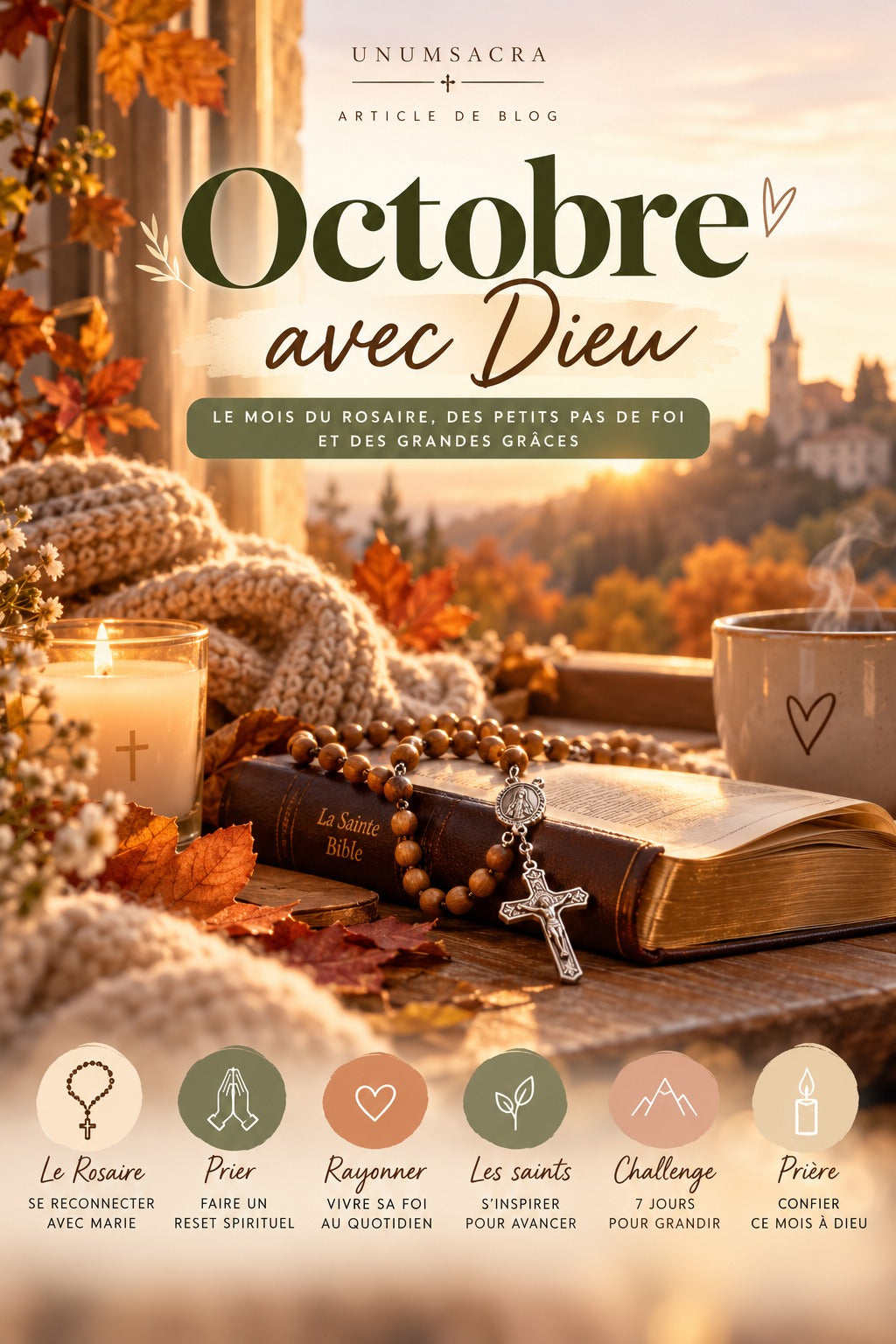 Octobre avec Dieu : Rosaire, prière et foi au quotidien
