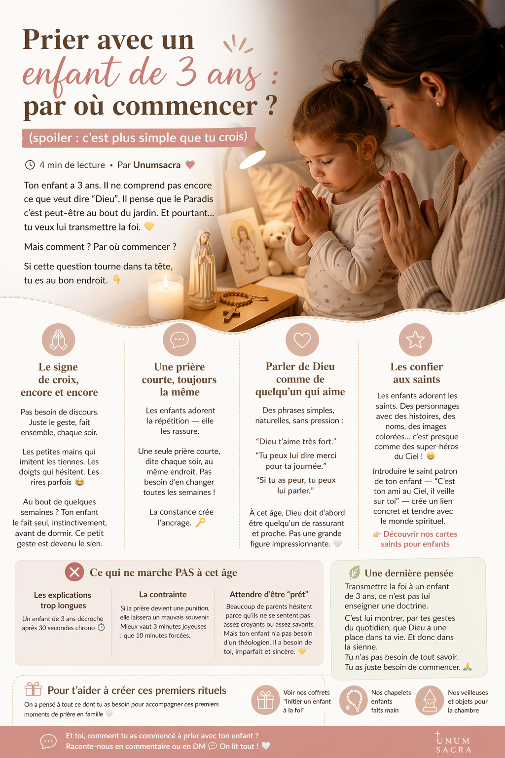 🙏 Prier avec un enfant de 3 ans : par où commencer ? (spoiler : c'est plus simple que tu crois)