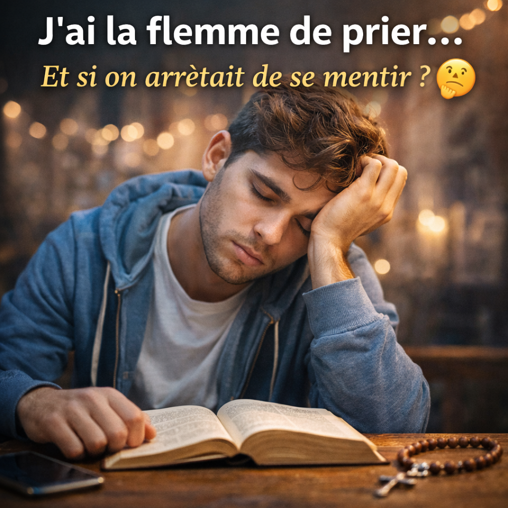 🙏 "J'ai la flemme de prier…" : et si on arrêtait de se mentir ?