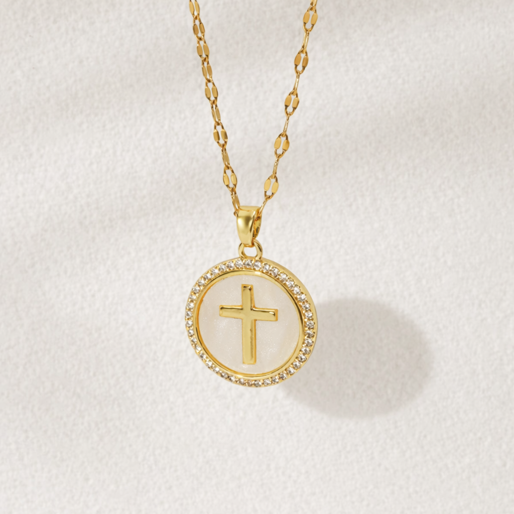 L’Éclat de la Foi-Collier pendentif croix