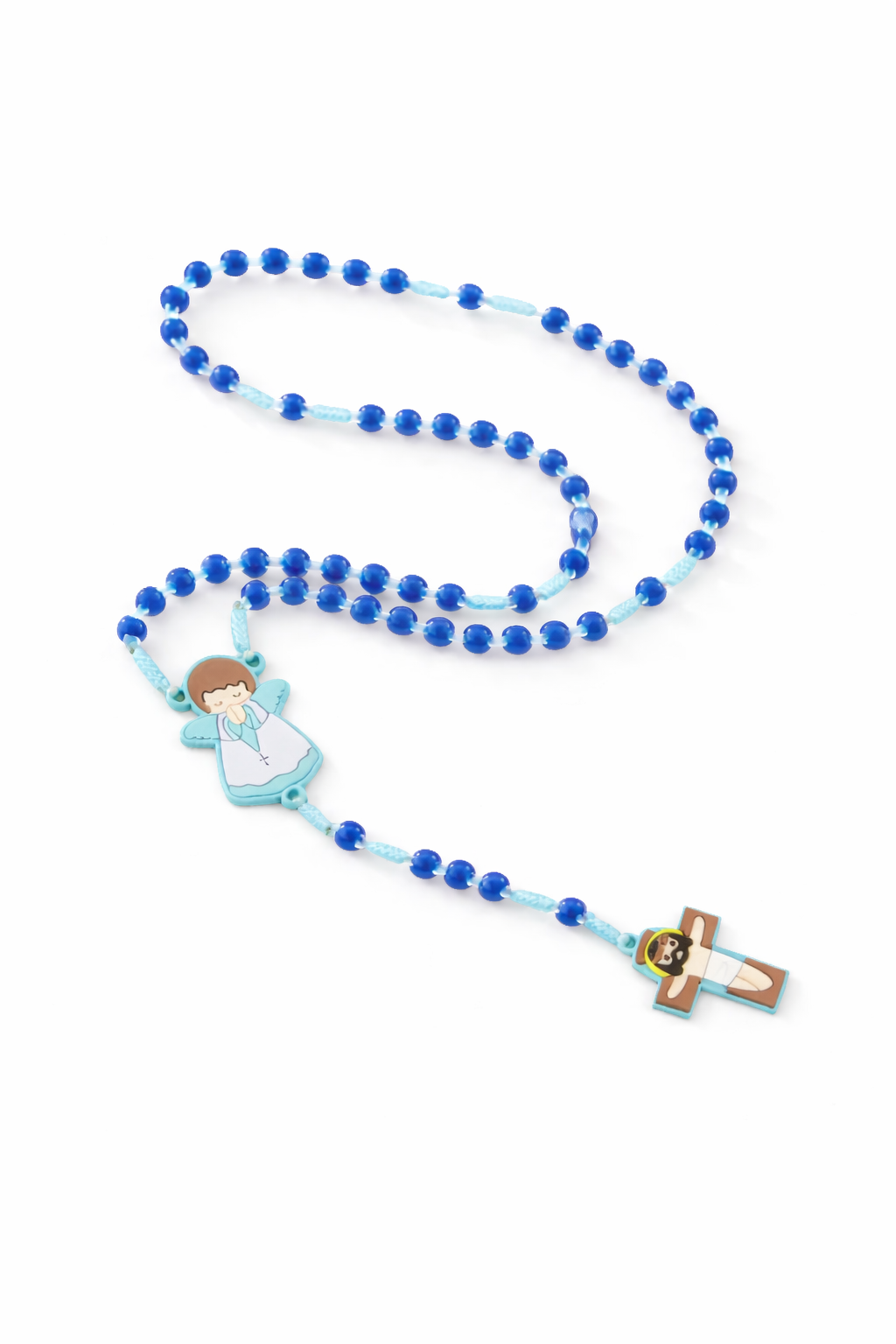 chapelet de prière pour enfant bleu