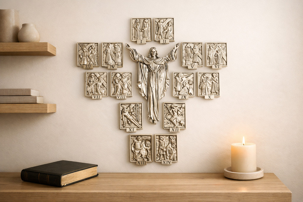 Station de la Croix Murales – Art Chrétien Sacré & Élégant