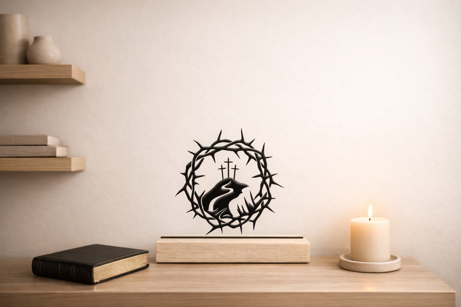 Symbole de la Passion – Décoration Sacrée de Table