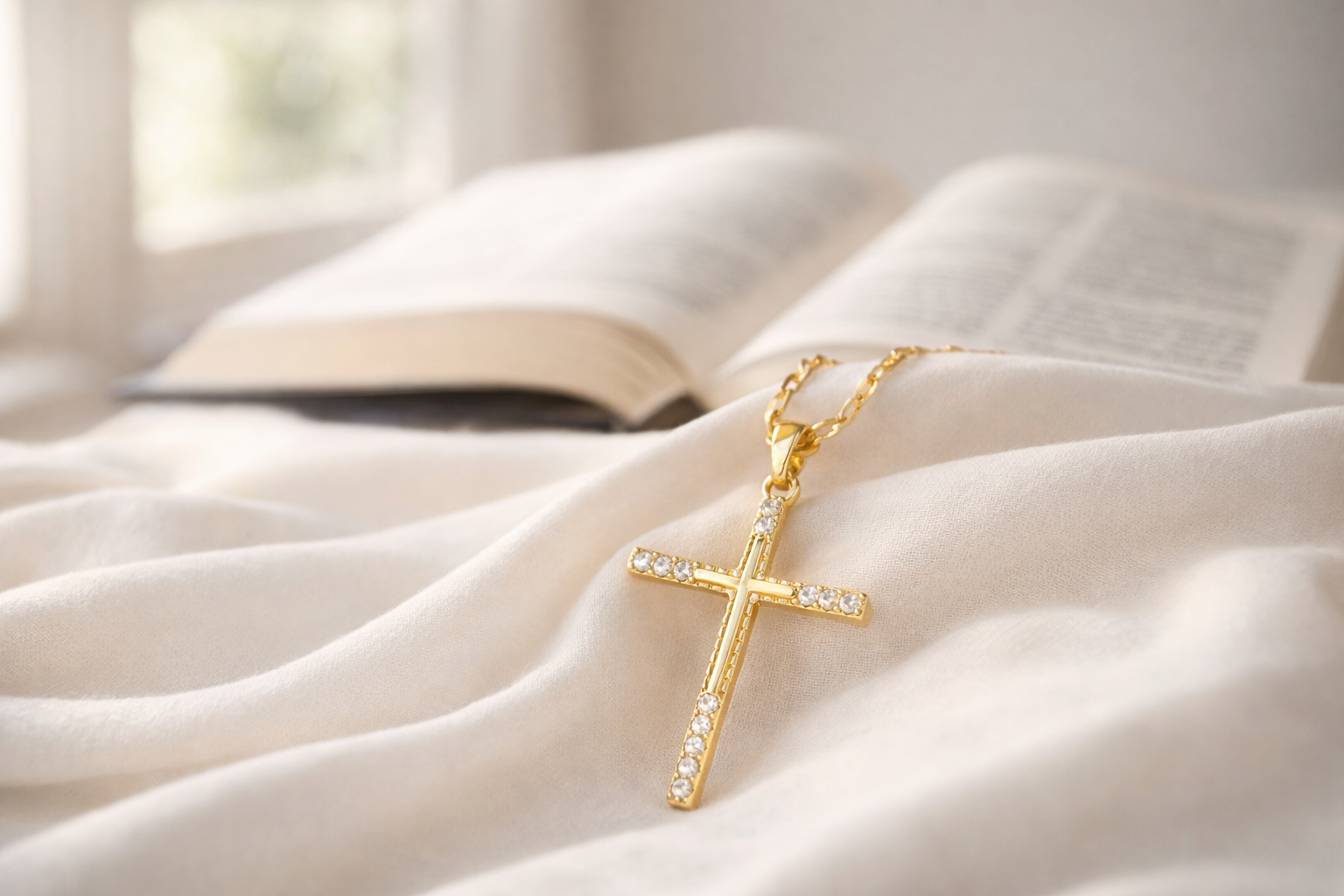 Collier Croix Élégance Intemporelle en Acier Inoxydable Hypoallergénique