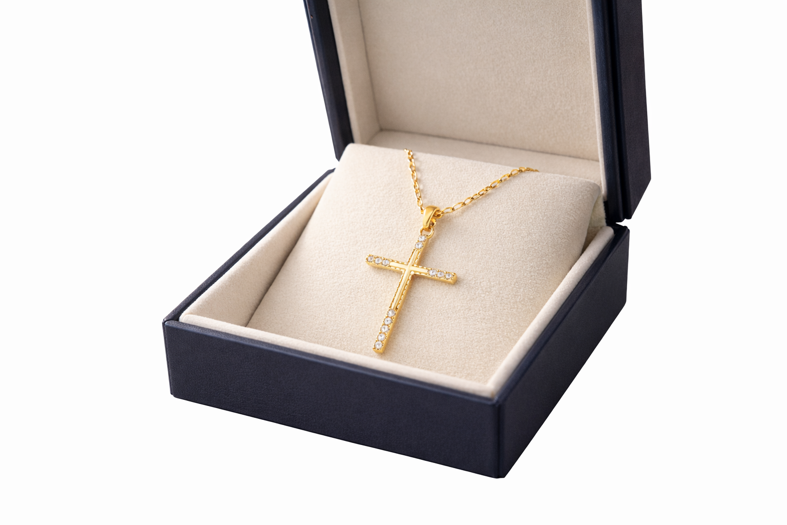 Collier Croix Élégance Intemporelle en Acier Inoxydable Hypoallergénique