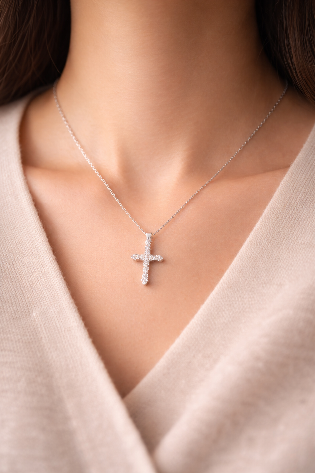 Croix en Argent Sterling 925 – Bijou Catholique Haut de Gamme