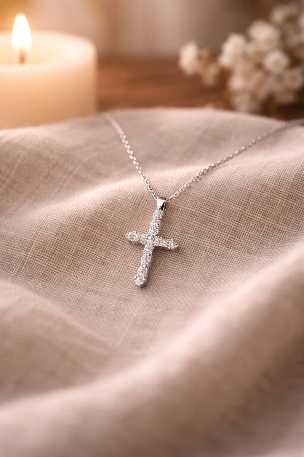 Croix en Argent Sterling 925 – Bijou Catholique Haut de Gamme