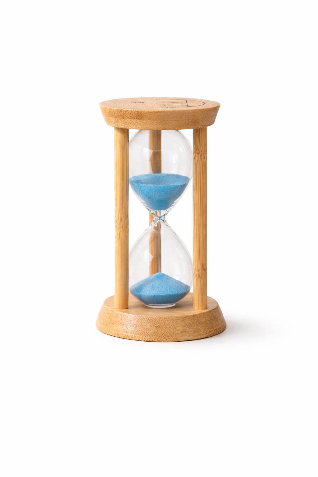 Minuterie sablier en bois pour enfant — 3, 5, 10, 15 et 30 minutes