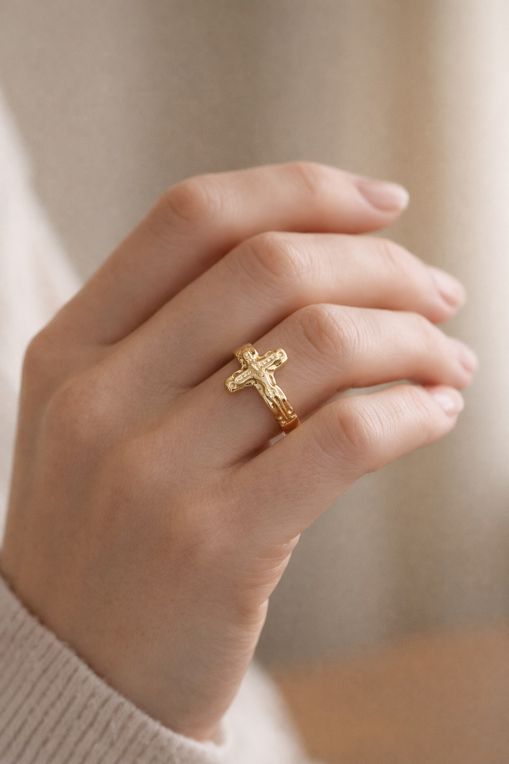 bague prière chrétienne