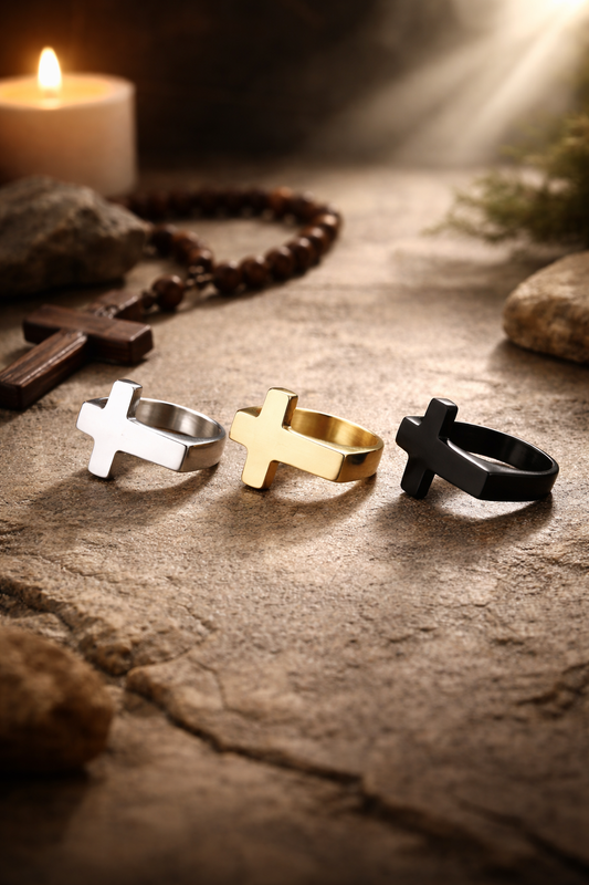 Bague Croix Homme – Élégance et Style Intemporel