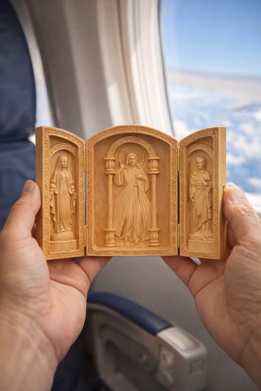 Statue catholique 10 cm pour prier en déplacement