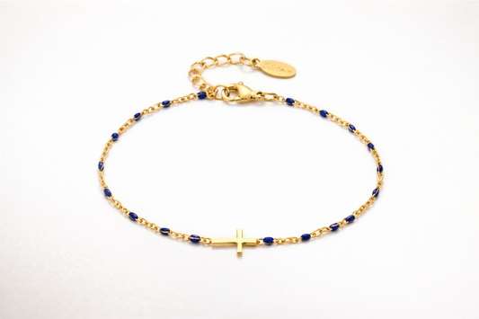 bracelet croix femme