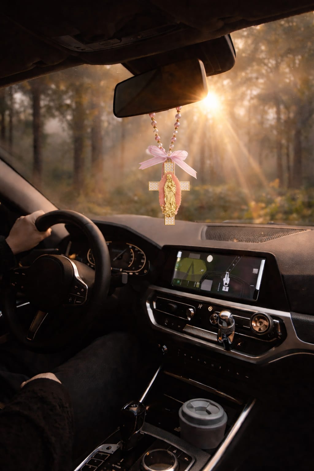 Suspension de prière pour voiture chrétienne