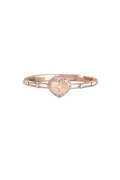 Bague Dizainier Cœur & Croix – Argent 925