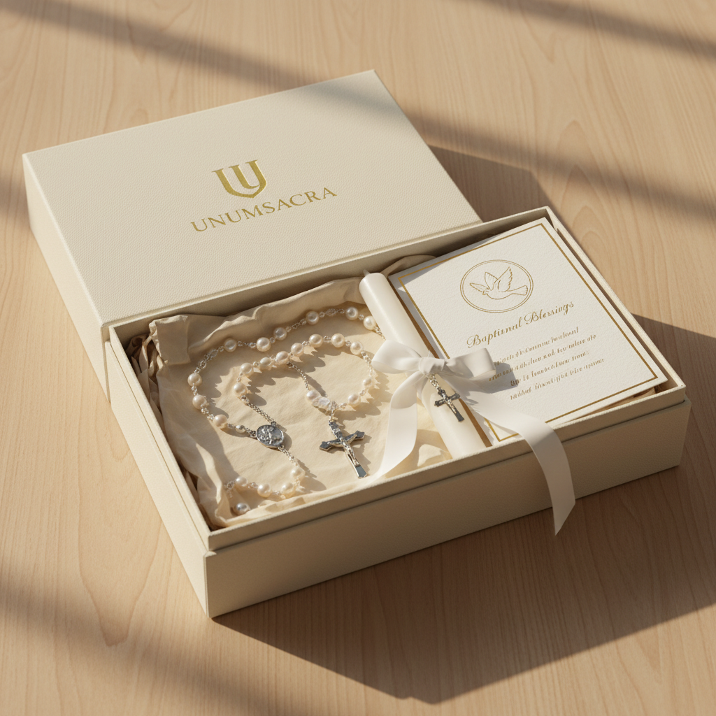 genere limage d'un coffret cadeau pour bapteme catolique unumsacra 