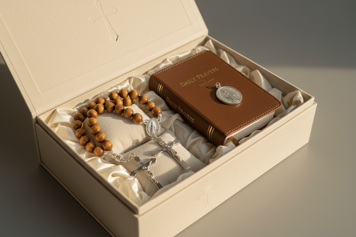 genere moi limage de coffret cadeaux pour sacrement catholique unusacra