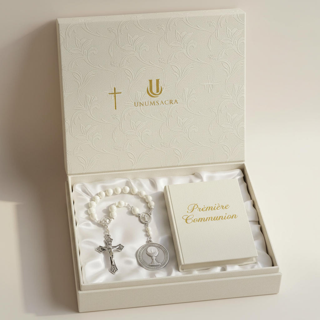 genere moi une image de coffret cadeaux pour premiere communion catholique unumsacra en francais