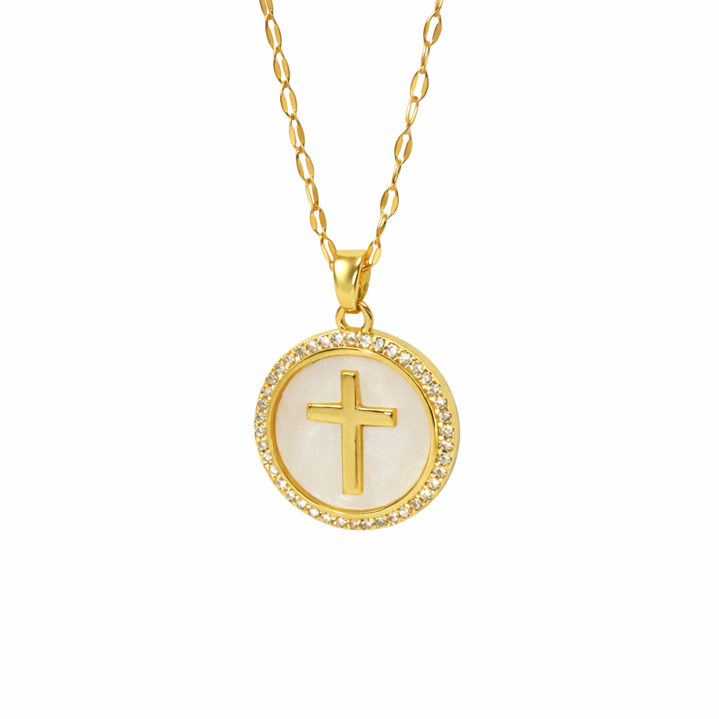 L’Éclat de la Foi-Collier pendentif croix